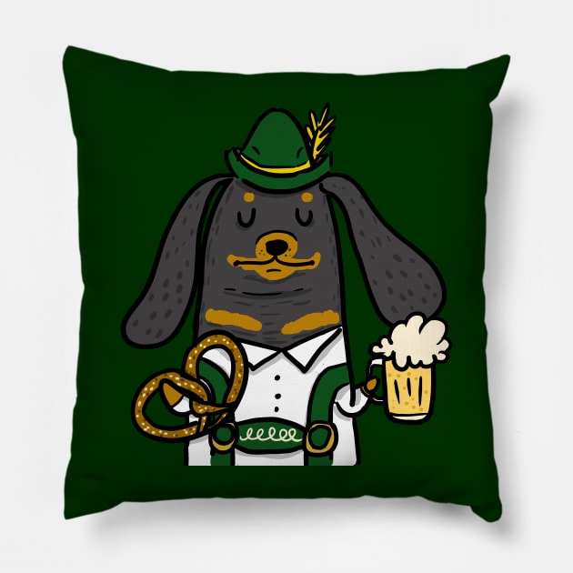 Oktoberfest Doxie Pillow by Fluffymafi