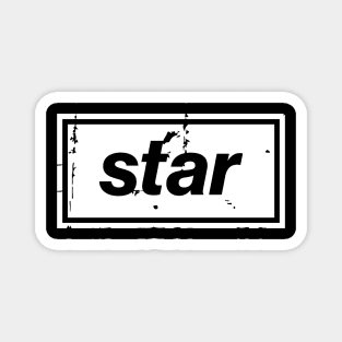 Star - Oasis Mancunian Indie Anthem Magnet