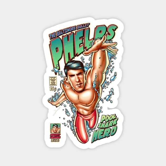 The Baltimore Bullet Phelps Magnet by renatodsc