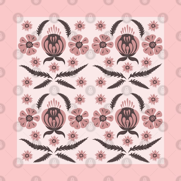 Pink damask by Eskimos