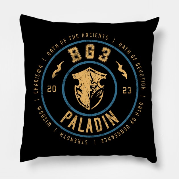 Baldur's Gate 3 Paladin Pillow by StebopDesigns