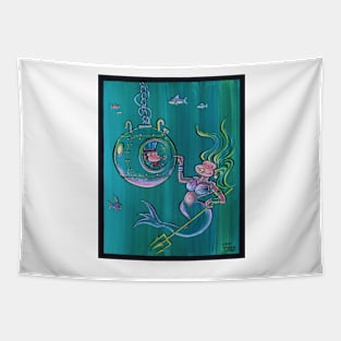 Bathysphere Ape Tapestry