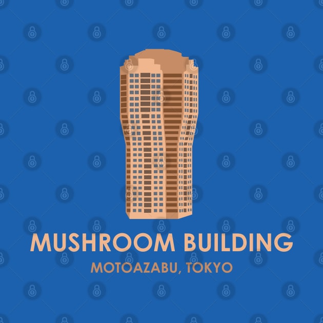 Mushroom Building by MrK Shirts