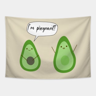 Funny Avocado Cartoon Tapestry