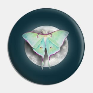 Luna Moth Pin