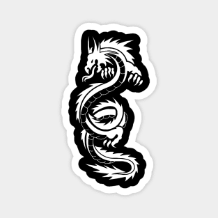 Chinese Style Dragon Tattoo Magnet