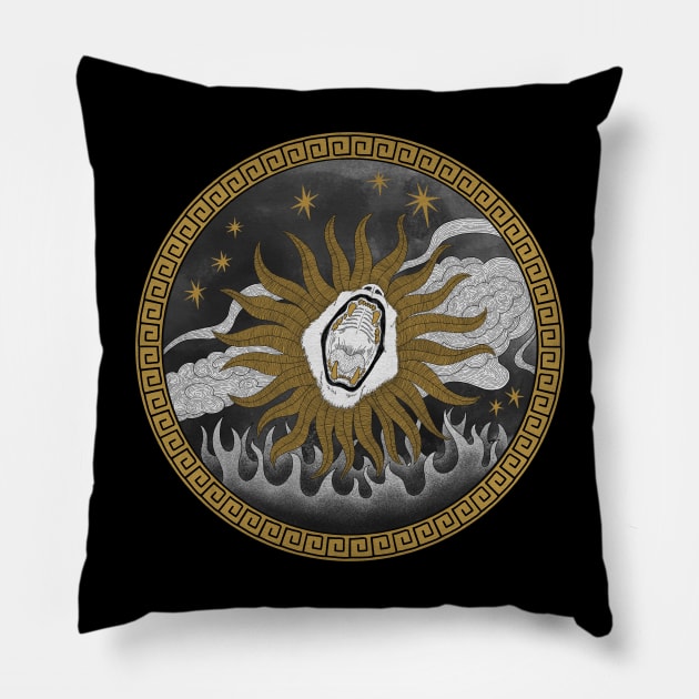 Leo: Golden Mane Pillow by Meek_Mik_PH