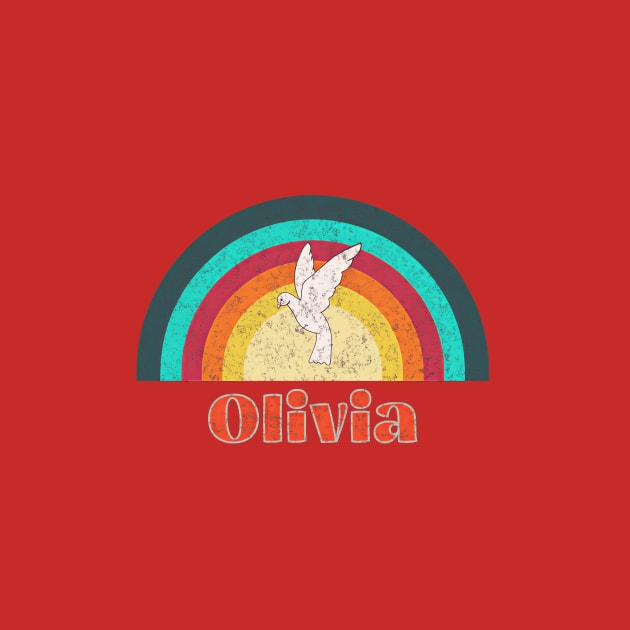 Olivia- Vintage Faded Style by Jet Design