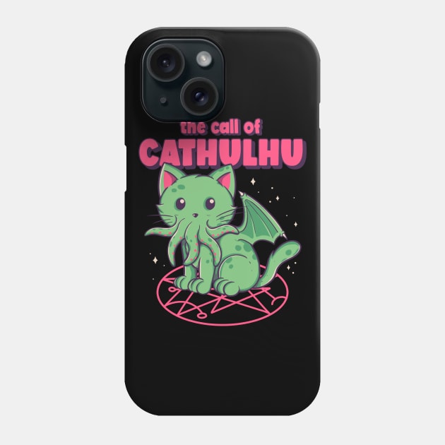 Cathulhu Phone Case by thiagocorrea