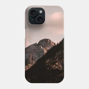 Red Sunset on Rocky Mountain Phone Case