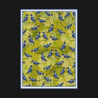 Tui Bird Pattern T-Shirt