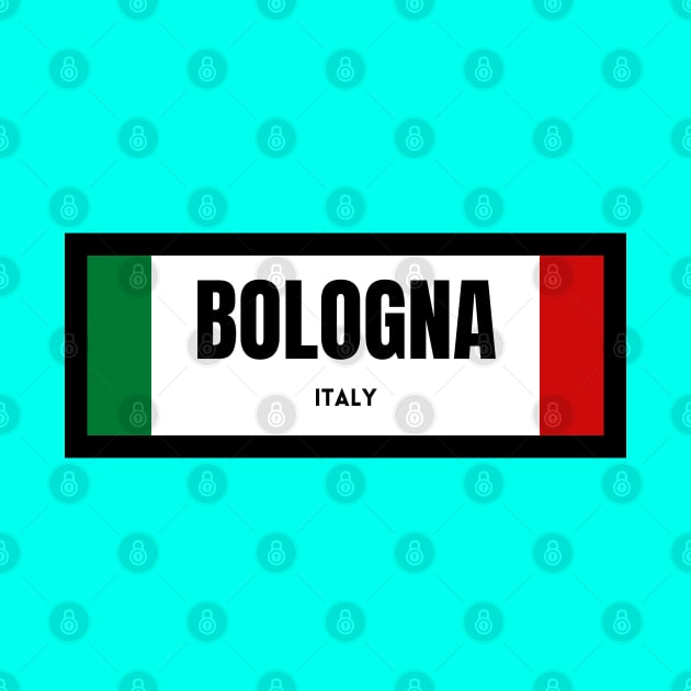 Bologna City in Italian Flag by aybe7elf