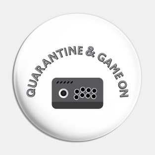 Quarantine & Game On Joystick Pin