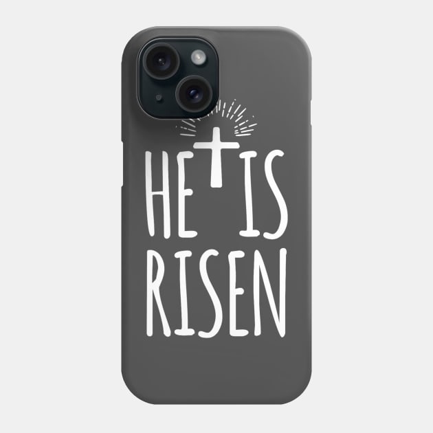 He Is Risen Shirt For Men Women Christian Gifts Happy Easter Phone Case by tabbythesing960