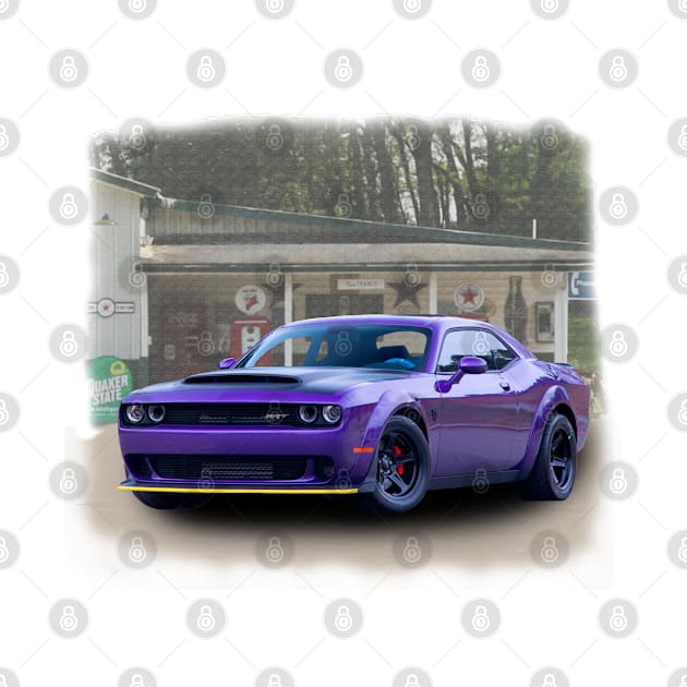 2018  Challenger Demon in our filling station series by Permages LLC