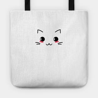 Cute Cat Emoticon Tote