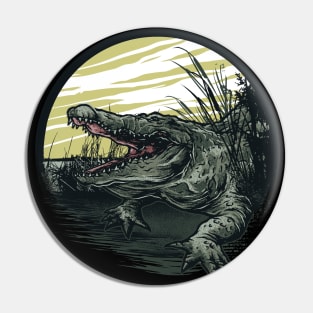 Crocodile Design Pin