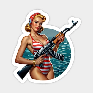 Pinup Girl Magnet