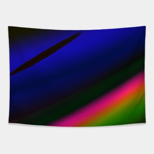 red blue black green abstract texture Tapestry