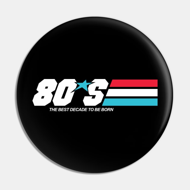 Born In The 80´S Pin by Sachpica