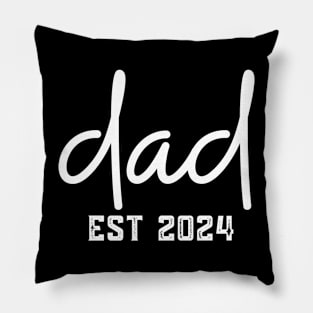 Dad Est 2024 Pillow