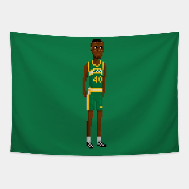 Shawn Kemp Tapestry by PixelFaces