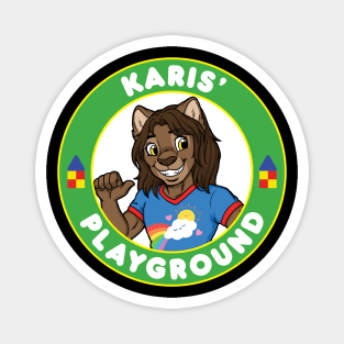 Karis Playground Round Logo Magnet