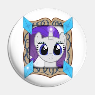 Rarity's Portrait Pin