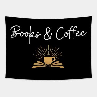 Books & coffee lover Tapestry