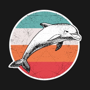 Vintage Retro Dolphin Shirt Funny Gifts for Men Women Kids T-Shirt