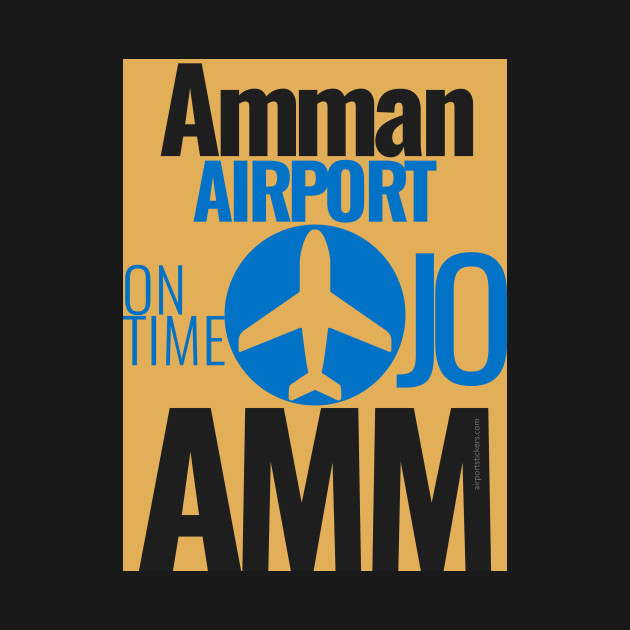 Discover AMMAN airport code - Jordan - T-Shirt