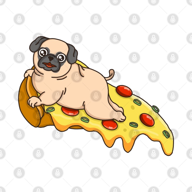 Pizza Pug by Kimprut