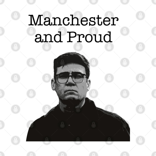 Andy Burnham Manchester and Proud | Mayor Manchester | Black Print by stuartjsharples