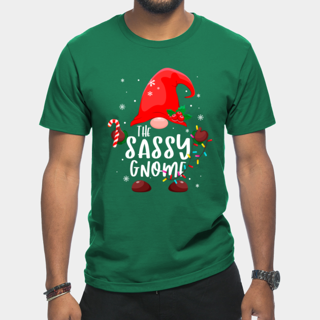 Disover Gnomes Christmas Pajamas - The Sassy Gnome - Gnome Christmas - T-Shirt