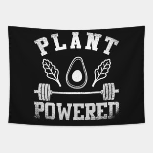 Plant Powered Weightlifter Tapestry