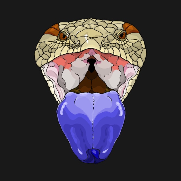 Blue Tongue Skink Face by Tinker and Bone Studio