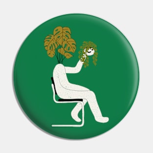 Plant Person Pin