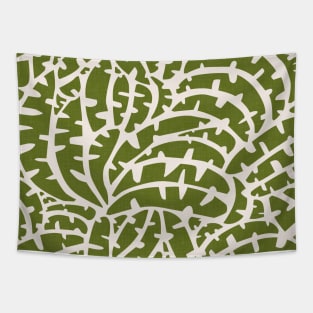 Modern Tropical Plants / Banana Leaves Tapestry