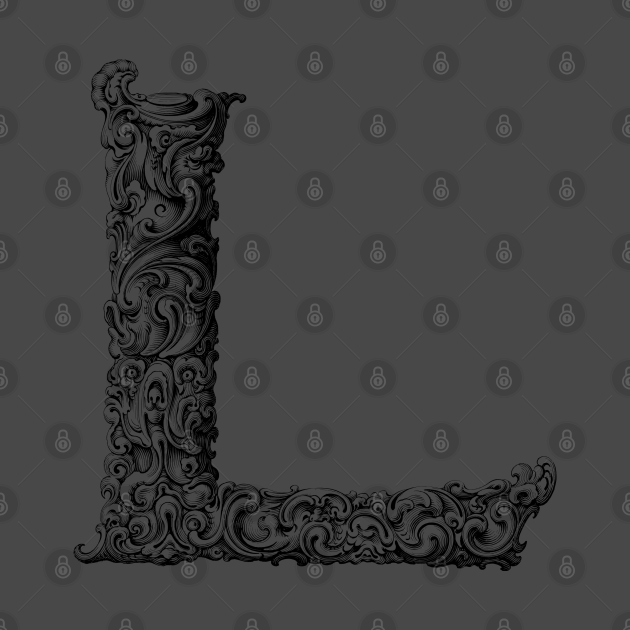 old english font letter l wallpaper