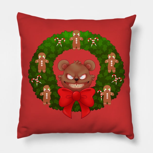 Merry Krampus Pillow by FrankenPup