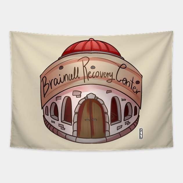 Braincell Recovery Center Tapestry by darklightlantern@gmail.com