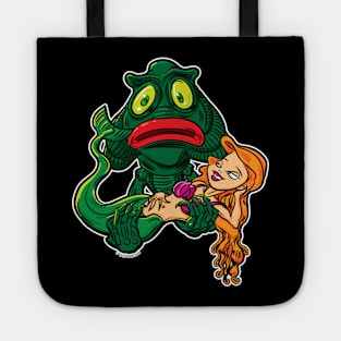 Creature from the Black Lagoon with Little Mermaid Tote