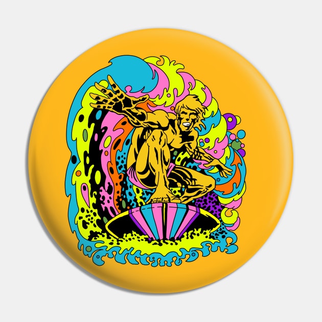 70s Surfer Pin by BludBros