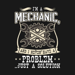 Mechanic Solution Oriented Design Artwork T-Shirt