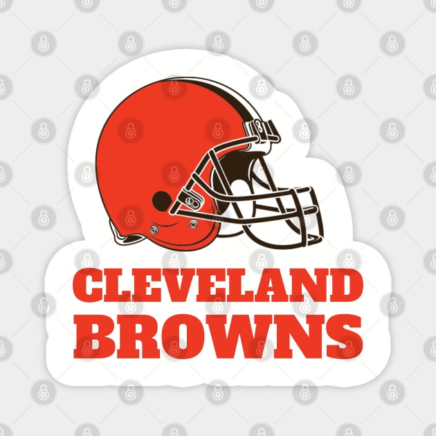 Cleveland Browns Magnet by Aldrvnd