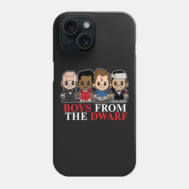 Boys from the Dwarf Phone Case by TopNotchy