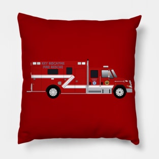 Key Biscayne Fire Rescue Ambulance Pillow