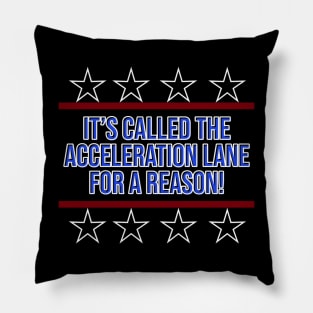 Acceleration Lane Pillow