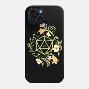 D20 Polyhedral Dice Plant, Flowers, Succulents TRPG Tabletop RPG Gaming Addict Phone Case