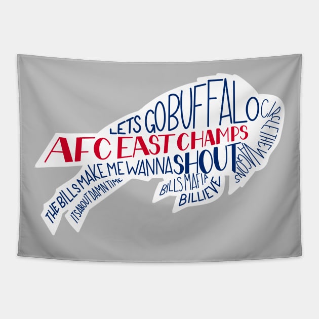 AFC east champs Tapestry by The Letters mdn